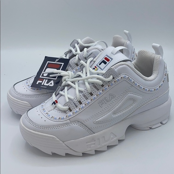 fila disruptor 2 repeat white